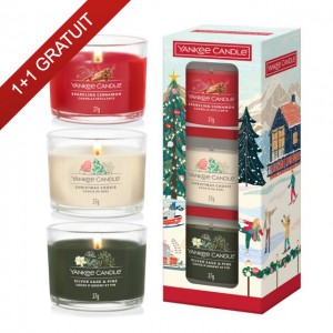 Yankee Candle Après Ski Christmas Classics Set 3 Lumanari Minis in sticla
